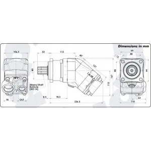Pompa hydr. wielotłoczkowa 80 skośna Binotto MDS80